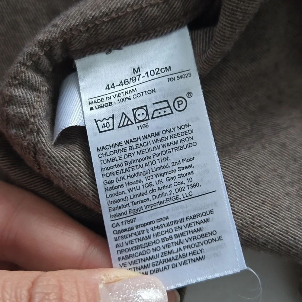 BANANA REPUBLIC Brown Button-Up Shirt